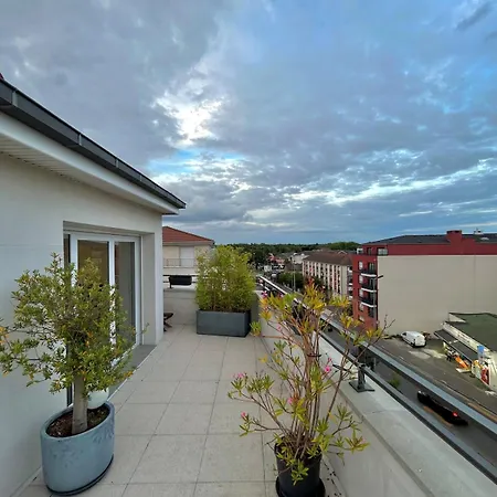 Superbe Design - Rooftop Prive Proche Paris 马恩河畔讷伊